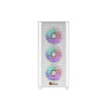  PC POWER FLOW WHITE MESH DESKTOP GAMING CASE